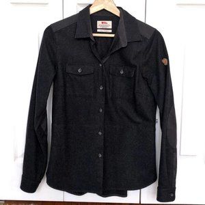 Womens Fjallraven Ovik Wool Shirt / Light Jacket